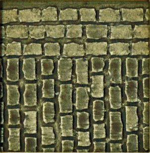 Flexible Roadway - Cobblestone -- Large for HO, S & O Scales