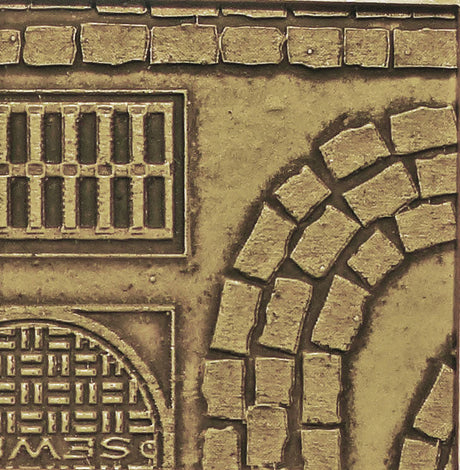 Flexible Roadway - Cobblestone Street Details -- Large for HO, S & O Scales