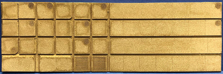 Flexible Concrete Sidewalk Details -- Medium for HO Scale (Matches #214-8680)