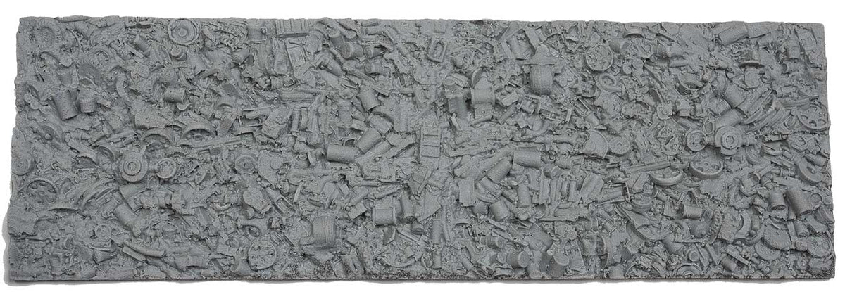 Flexible Textured Freight Car Load Sheets -- Industrial Junk 11-3/4 x 3-3/4"  29.8 x 9.5cm