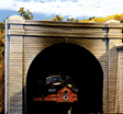 Double Track Concrete Tunnel Portal 2-Pack -- 3-3/4 x 3-29/32"  9.3 x 9.7cm