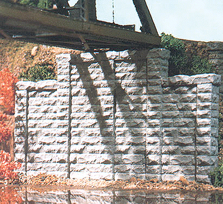 Cut Stone Stepped Wall -- 5.5 x 2.125" pkg(2)