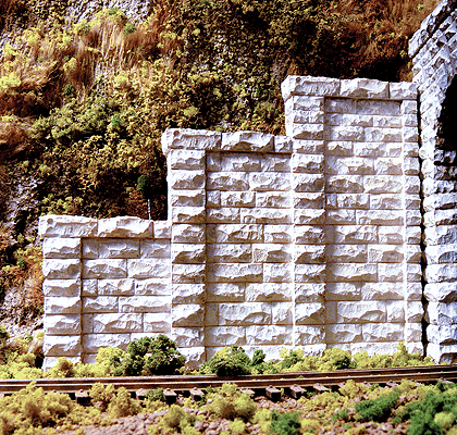 Cut Stone Stepped Tunnel Abutment pkg(2)