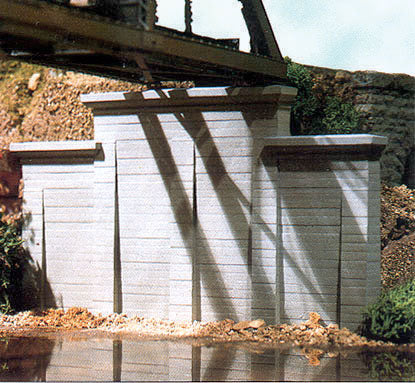 Concrete Stepped Wall -- 5-1/2 x 2-1/8"-2