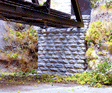 Single-Track Cut Stone Bridge Abutment -- 1-3/4 x 5/8 x 2-1/4"  4.5 x 1.6 x 5.7cm pkg(2)