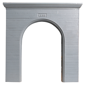 Single-Track Concrete Tunnel Portal -- 7-3/4 x 7-3/4"  19.7 x 19.7cm