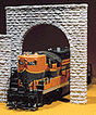 Single-Track Cut Stone Tunnel Portal -- 7-1/2 x 7-3/4"  19.1  x 19.7cm