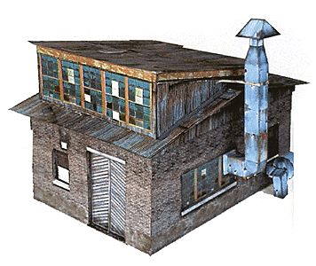 Small Forge Building Precision Card Model Kit