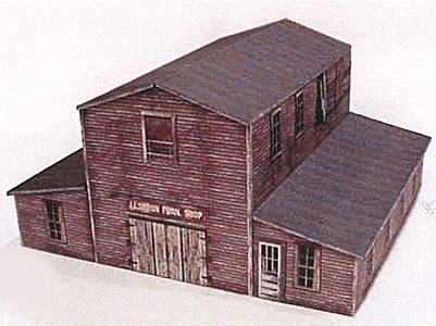 Furniture Factory Precision Card Model Kit