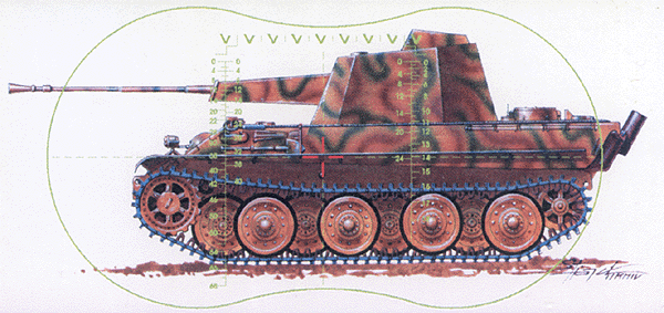 Military - Former German Army WWII - Medium Tanks (Resin & Plastic Kit) -- Panther G w/Gerat 58 55mm Anti-Aircraft Cannon