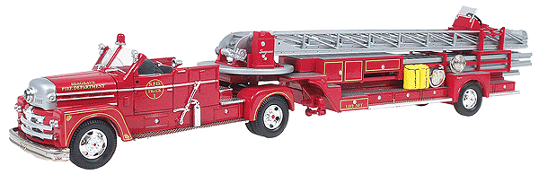 History Channel - Emergency - Seagrave - 70th Anniversary Tractor Drawn Aerial -- Non-City Specific; Seven Man Cab w/Moveable Ladder