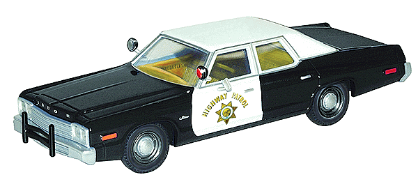 Emergency - Police Vehicles - Dodge Monaco 4-Door Sedan -- California Highway Patrol (black & white)