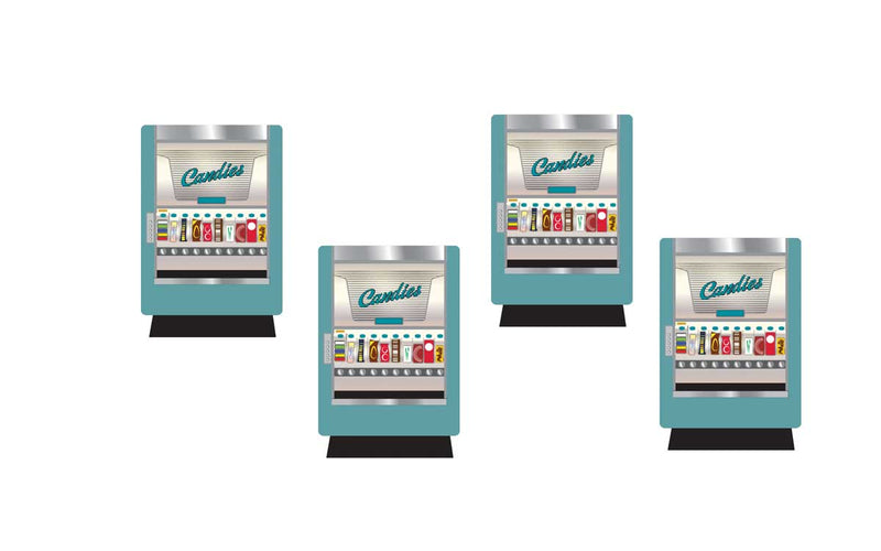 1950s-1960s Vending Machines -- Snack pkg(4)