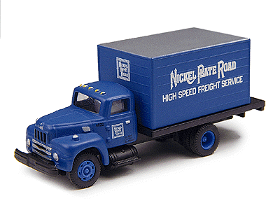 Mini Metals American Trucks International Harvester (Diecast, Assembled) -- R-190 1950s Express Van; Nickel Plate Road