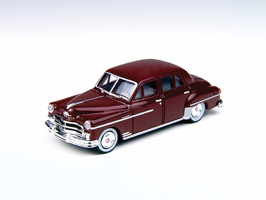1950 Plymouth 4-Door Sedan - Assembled - Mini Metals(R) -- Mexico Red