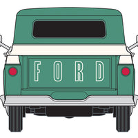 1960 Ford F-100 1/2-Ton Pickup Truck - Assembled -- 2-Tone Sultana Turquoise
