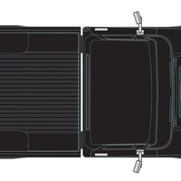 1960 Ford F-100 1/2-Ton Pickup Truck - Assembled - Mini Metals -- Milwaukee Road (black)