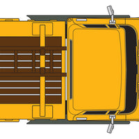 1960 Ford F-100 Hy-Rail Utility Truck - Assembled -- Armour Yellow