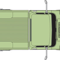 Ford F-100 4x4 Pickup Truck - Assembled - Mini Metals(R) -- April Green