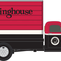 1941-1946 Chevrolet Box Delivery Truck - Assembled - Mini Metals(R) -- Westinghouse (red, black, white)