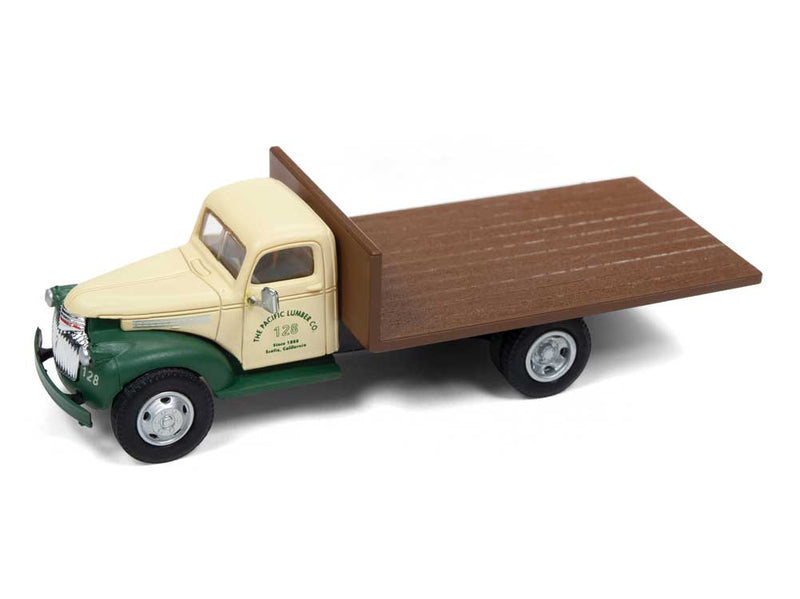 1941 - 46 Chevrolet Flatbed Truck - Assembled - Mini-Metals(R) -- Pacific Lumber Company