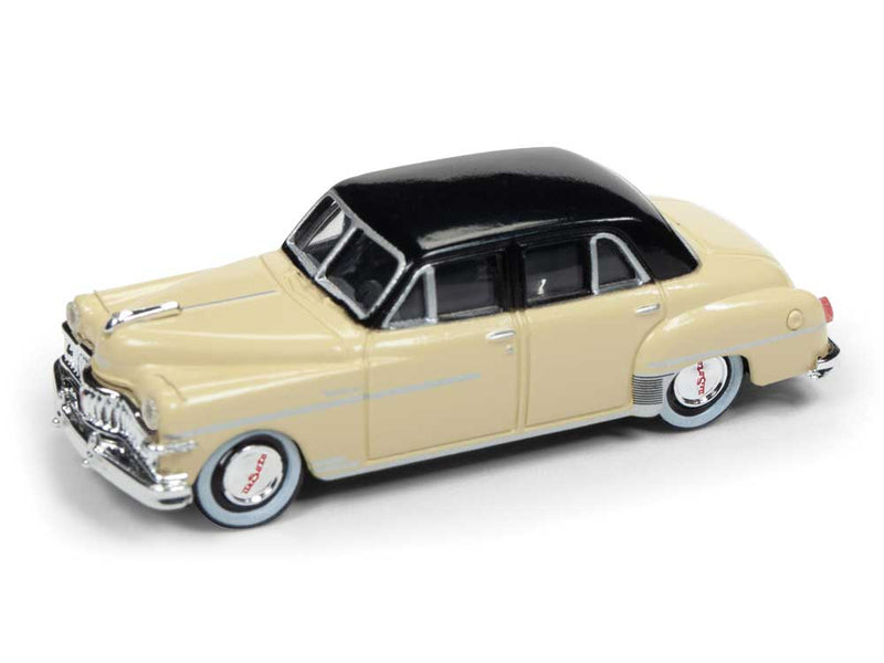1950 Chrysler DeSoto Sedan - Assembled - Mini-Metals(R) -- Princess Yellow, Black Two-Tone