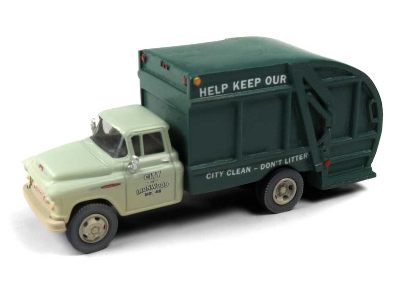1957 Chevy Garbage Truck - Assembled -- Ironwood Sanitation