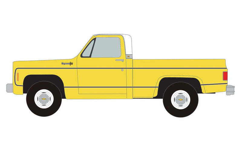 1973 Chevy Cheyenne Pickup - Assembled -- Adonis Yellow