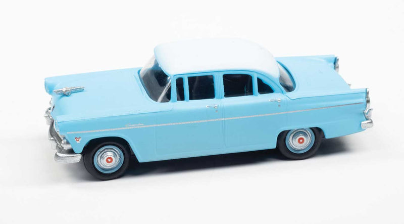 1955 Ford 4-Door Sedan - Assembled -- Aquatone Blue-1