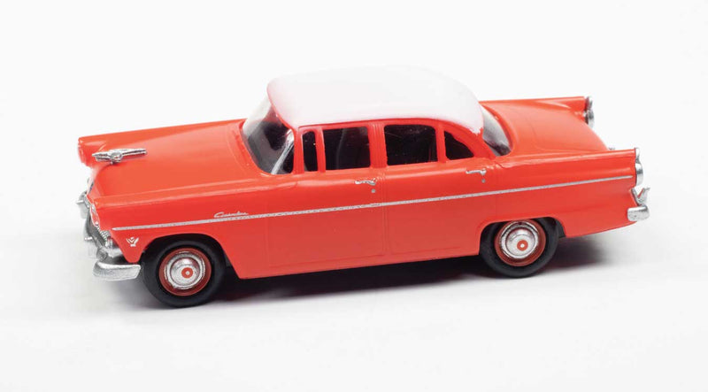 1955 Ford 4-Door Sedan - Assembled -- Torch Red-1