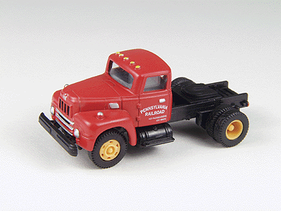 Mini Metals "Transition Era" Semi-Tractor Only - International R-190 -- Pennsylvania Railroad Merchandise Service