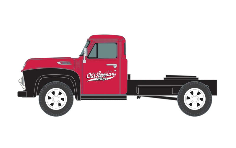 1954 Semi Tractor Only - Assembled -- Old German Beer (red, black)