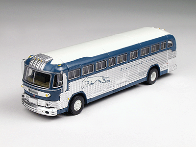 1950s PD 4103 Intercity Bus - Walthers Exclusive -- Greyhound (Blank Destination Sign)
