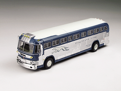 1950's PD 4103 Intercity Bus - Walthers Exclusive -- Greyhound (Destination: Dallas)