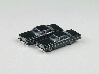 Mini Metals American Automobile - 1967 Ford Custom 500 -- Dark Green