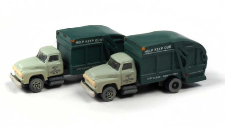 1954 Ford Garbage Truck - Assembled -- Ironwood Sanitation