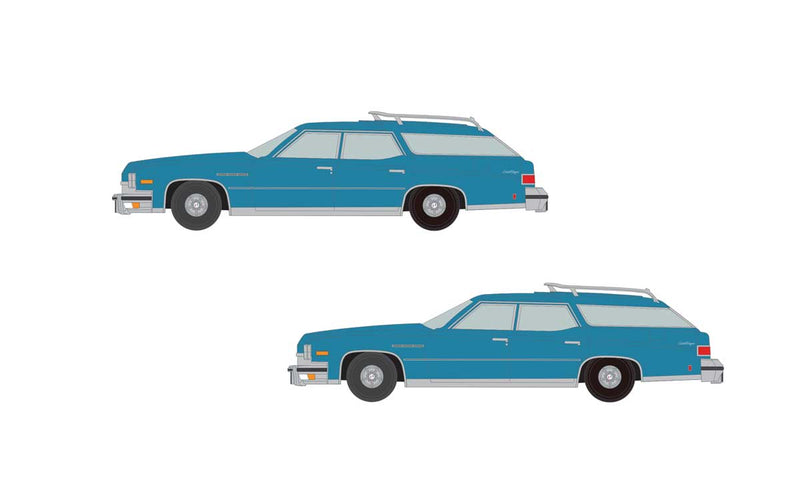 1976 Buick Estate Wagon - Assembled -- Potomac Blue Poly
