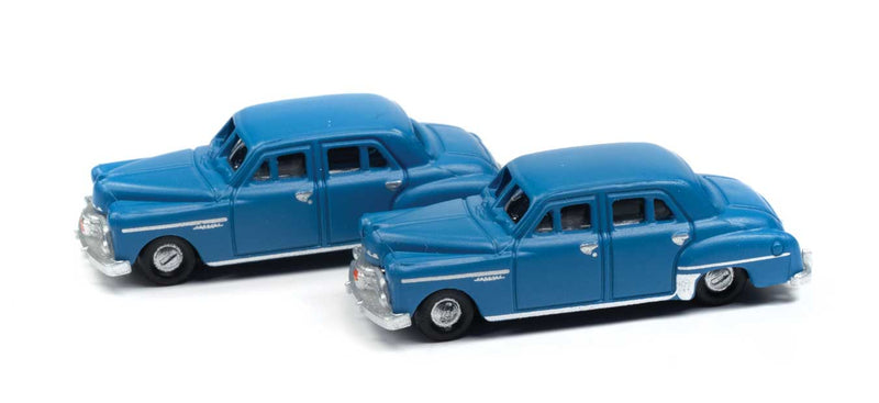 1950 Dodge Coronet 2-Pack - Assembled -- La Plata Blue-1