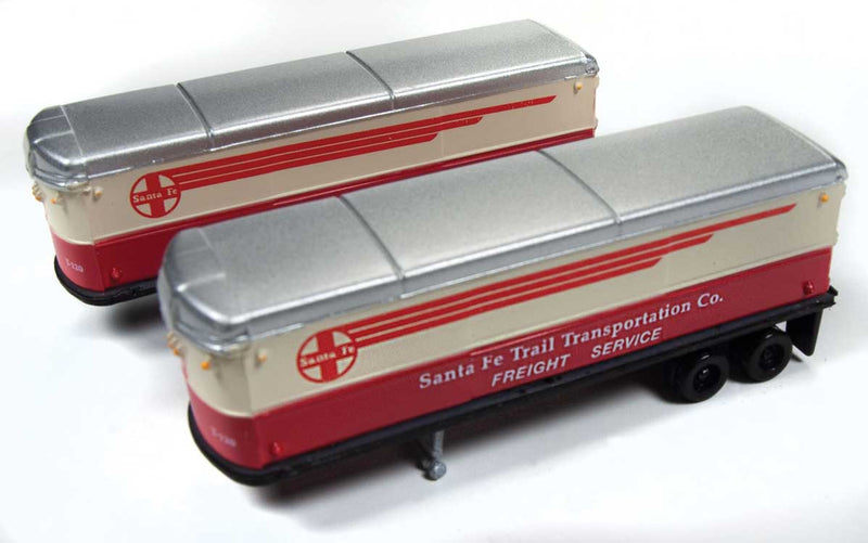 32' AeroVan Trailer - Assembled - Mini Metals(R) -- Santa Fe