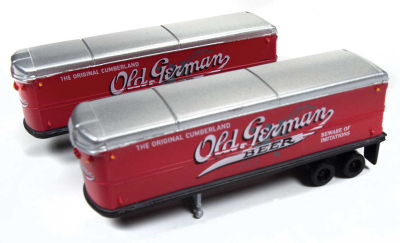 32' AeroVan Trailer - Assembled - Mini Metals(R) -- Old German Beer