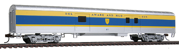 72' Smooth-Side Baggage - Ready to Run -- Delaware & Hudson