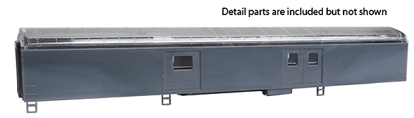 72' Smooth-Side Baggage - Ready to Run -- Undecorated