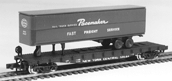 50' Flatcar w/Trailer -- NYC