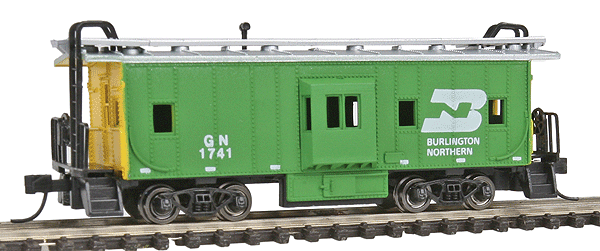 Bay Window Caboose -- Burlington Northern
