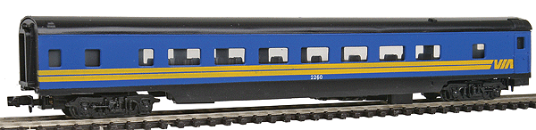 85' Streamlined Smoothside Coach -- Via Rail