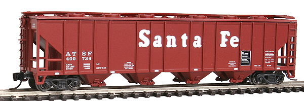 52' Covered Hopper -- Santa Fe