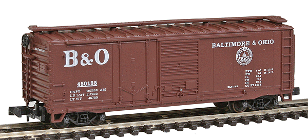 40' Single Plug-Door Boxcar -- Baltimore & Ohio