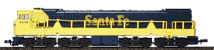 Diesel GE U50 "Cab Forward" Powered -- Santa Fe (Freight)