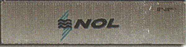 40' Sea Container pkg(2) -- NOL (silver)