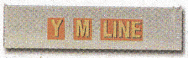 40' Sea Container pkg(2) -- Y.M. Line (silver)